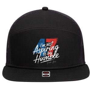 IM Not Aspiring To Be Humble Kamala Harris 47 7 Panel Mesh Trucker Snapback Hat