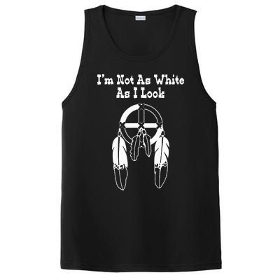 IM Not As White As I Look Native American Dna PosiCharge Competitor Tank