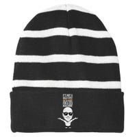 ItS Not A Bald Spot ItS A Solar Panel For A Sex Machine Striped Beanie with Solid Band