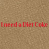 I Need A Diet C.O.K.E Cotton Canvas Backpack