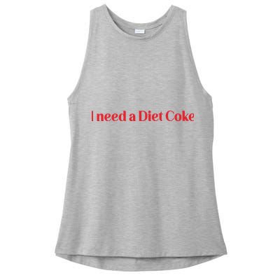 I Need A Diet C.O.K.E Ladies PosiCharge Tri-Blend Wicking Tank