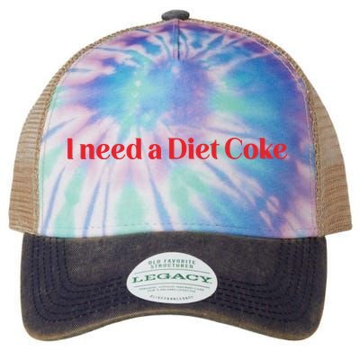 I Need A Diet C.O.K.E Legacy Tie Dye Trucker Hat
