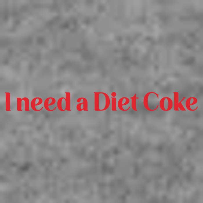I Need A Diet C.O.K.E Tall Hoodie