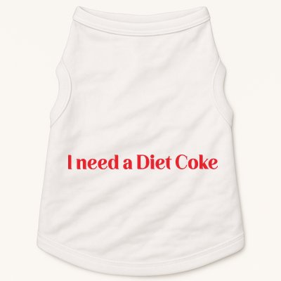 I Need A Diet C.O.K.E Doggie Tank