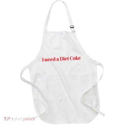 I Need A Diet C.O.K.E Full-Length Apron With Pockets