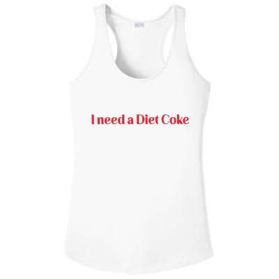 I Need A Diet C.O.K.E Ladies PosiCharge Competitor Racerback Tank
