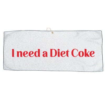 I Need A Diet C.O.K.E Large Microfiber Waffle Golf Towel