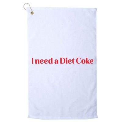 I Need A Diet C.O.K.E Golf Towel