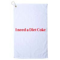 I Need A Diet C.O.K.E Golf Towel