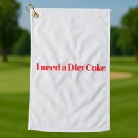 I Need A Diet C.O.K.E Golf Towel