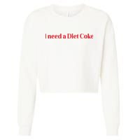 I Need A Diet C.O.K.E Cropped Pullover Crew