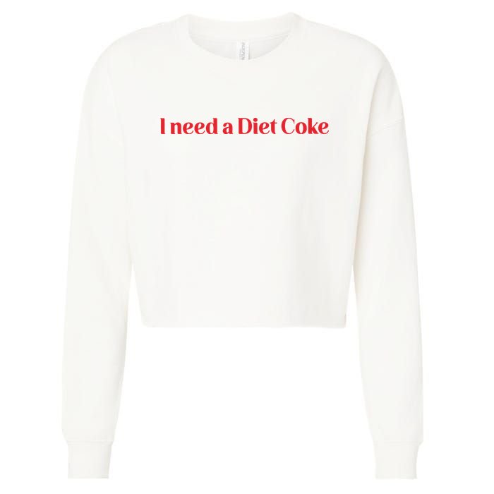 I Need A Diet C.O.K.E Cropped Pullover Crew