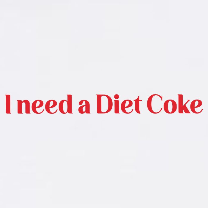 I Need A Diet C.O.K.E Short Acrylic Beanie