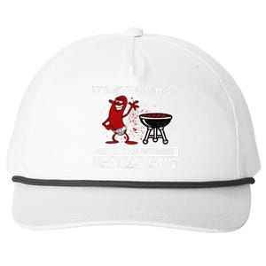 Its Not A Party Until The Wiener Comes Out Hot Dog BBQ Snapback Five-Panel Rope Hat