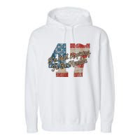 IM Not Aspiring To Be Humble Kamala Harris 47 Garment-Dyed Fleece Hoodie