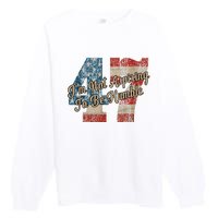 IM Not Aspiring To Be Humble Kamala Harris 47 Premium Crewneck Sweatshirt