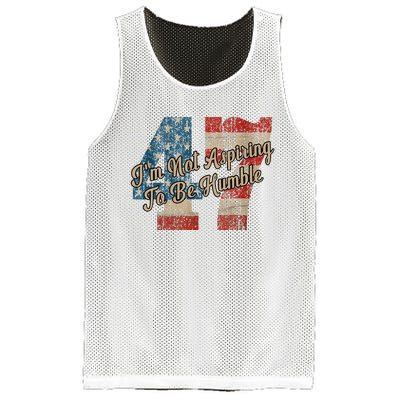 IM Not Aspiring To Be Humble Kamala Harris 47 Mesh Reversible Basketball Jersey Tank