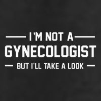 I’M Not A Gynecologist But I’Ll Take A Look Crop Fleece Hoodie