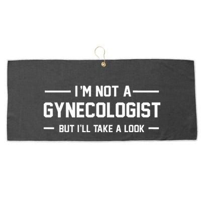 I’M Not A Gynecologist But I’Ll Take A Look Large Microfiber Waffle Golf Towel