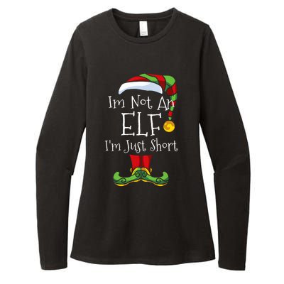 Im Not An Elf Family Christmas Pjs Matching Womens CVC Long Sleeve Shirt