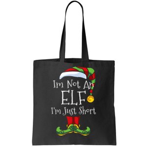 Im Not An Elf Family Christmas Pjs Matching Tote Bag