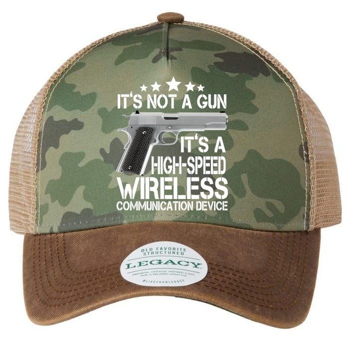 It's Not A Gun High Speed Wireless Communication Device Legacy Tie Dye Trucker Hat