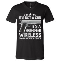 It's Not A Gun High Speed Wireless Communication Device V-Neck T-Shirt