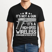 It's Not A Gun High Speed Wireless Communication Device V-Neck T-Shirt