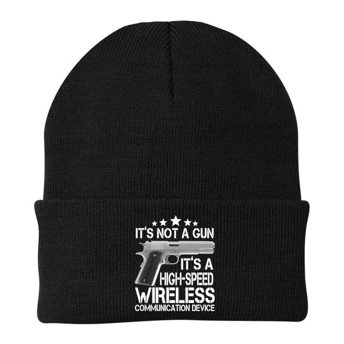 It's Not A Gun High Speed Wireless Communication Device Beanie