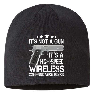 It's Not A Gun High Speed Wireless Communication Device Sustainable Beanie