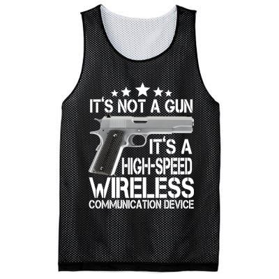 It's Not A Gun High Speed Wireless Communication Device Mesh Reversible Basketball Jersey Tank