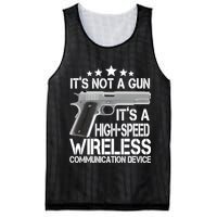 It's Not A Gun High Speed Wireless Communication Device Mesh Reversible Basketball Jersey Tank