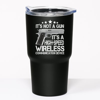 It's Not A Gun High Speed Wireless Communication Device Tumbler