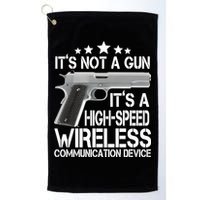 It's Not A Gun High Speed Wireless Communication Device Golf Towel