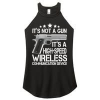 It's Not A Gun High Speed Wireless Communication Device Women's Perfect Tri Rocker Tank