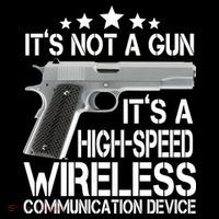 It's Not A Gun High Speed Wireless Communication Device Women's V-Neck T-Shirt