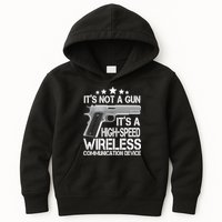 It's Not A Gun High Speed Wireless Communication Device Kids Hoodie