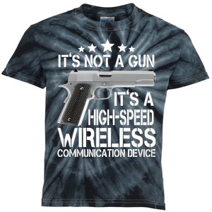 It's Not A Gun High Speed Wireless Communication Device Kids Tie-Dye T-Shirt