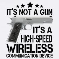 It's Not A Gun High Speed Wireless Communication Device Garment-Dyed Sweatshirt