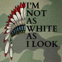 IM Not As White As I Look Native American Indian Pride Day Indigenous Legacy Tie Dye Trucker Hat