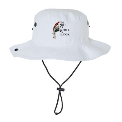 IM Not As White As I Look Native American Indian Pride Day Indigenous Bucket Hat