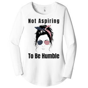 IM Not Aspiring To Be Humble Kamala Harris 47 Women's Perfect Tri Tunic Long Sleeve Shirt