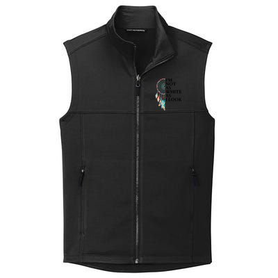 IM Not As White As I Look Dreamcatcher Native American Indian Pride Day Collective Smooth Fleece Vest