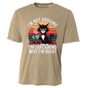 IM Not Arguing IM Just Explaining Why IM Right Funny Cat Cooling Performance Crew T-Shirt