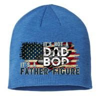 Its Not A Dad Bod Its A Father Figure Funny Vintage Sustainable Beanie