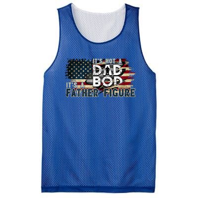 Its Not A Dad Bod Its A Father Figure Funny Vintage Mesh Reversible Basketball Jersey Tank