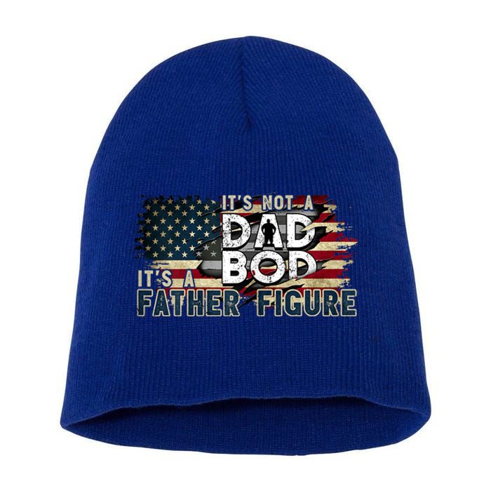 Its Not A Dad Bod Its A Father Figure Funny Vintage Short Acrylic Beanie