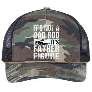 Its Not A Dad Bod Its Father Figure Funny Father Day Gift Retro Rope Trucker Hat Cap