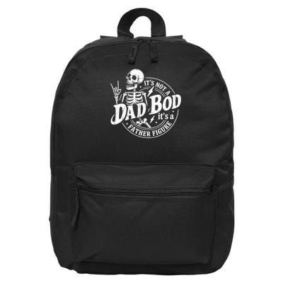 It'S Not A Dad Bod It'S A Father Figure Retro Fathers Day 2025 16 in Basic Backpack
