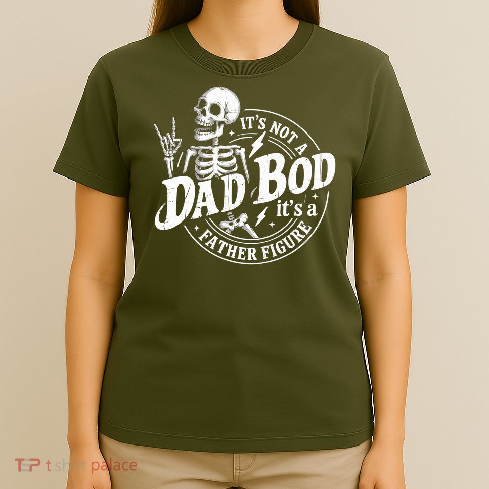 It'S Not A Dad Bod It'S A Father Figure Retro Fathers Day 2025 T-Shirt